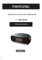 Memorex MX-CR160 Operation Manual