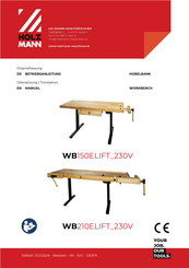 HOLZMANN MASCHINEN WB210ELIFT 230V Manual