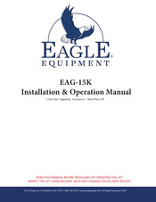 Eagle Equipment EAG-15K Installation & Operation Manual