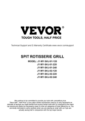 VEVOR 07988001 Original Instruction