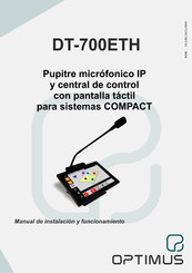 Optimus DT-700ETH Owner's Manual
