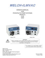 WELCH-ILMVAC 3100 Owner's Manual
