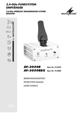 Monacor AV-3050RDX Instruction Manual