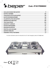 Beper P101TEM002 Manual