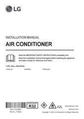 LG KNUAK121A Installation Manual