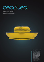 cecotec FUN TACO ANDALE Instruction Manual