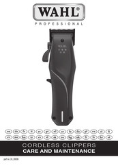 Wahl 5282LP Care And Maintenance