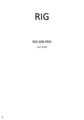 Nacon RIG 600 PRO User Manual