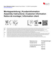 Rauch AG429.0CK9 Assembly Instructions Manual