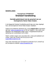 Conceptronic CHVIDEOCR Quick Installation Manual