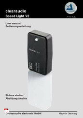 Clearaudio Speed Light V2 User Manual