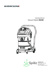 Spillz DASHCLEAN B3 Operating Manual
