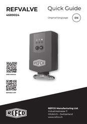 Refco REFVALVE Quick Start Manual
