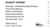 Busch+Müller IXON Core 2 Instruction Manual