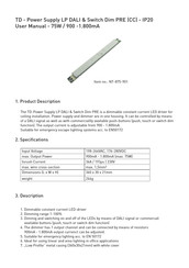 AUTLED NT-875-901 User Manual