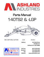 Ashland 140TS2 Manual