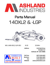 Ashland 140XL2 Manual