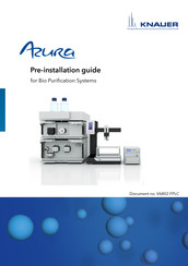 Knauer AZURA Bio Lab Pre-Installation Manual