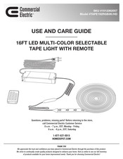 Commercial Electric 1012362057 Use And Care Manual