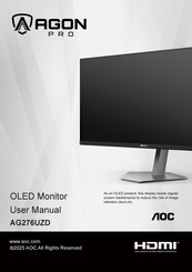 AOC AGON PRO AG276UZD User Manual