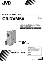 JVC GR-DVM50 Instructions Manual