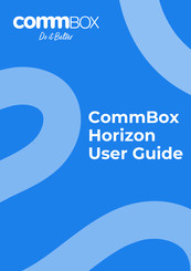 CommBox Horizon User Manual