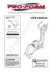 Pro-Form 831.285283 User Manual