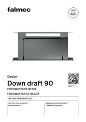 FALMEC Down draft 90 FDDOW36T6SGB Instruction Booklet
