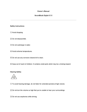 Anker SoundCore SoundBuds Digital IE10 Owner's Manual