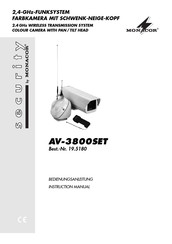 Monacor AV-3800SET Instruction Manual
