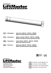 Chamberlain LiftMaster Professional CRE200 Instructions Manual