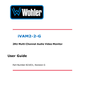 Wohler iVAM2-2-G User Manual