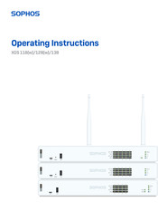 Sophos XGS 118 w Operating Instructions Manual