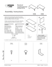 Offices To Go Newland NL6630DM Assembly Instructions
