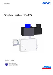 SKF Lincoln CLV-OS-24-NC-U Owner's Manual