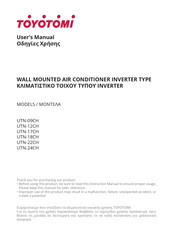 Toyotomi UTN-22CH User Manual