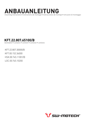 SW-Motech KFT.22.807.65100/B Mounting Instructions