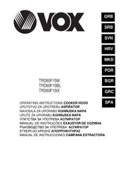 Vox TRD60F15IX Operating Instructions Manual