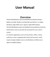 WolfPack HDTVMX88HA21 User Manual