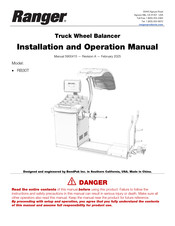 Ranger RB30T Installation And Operation Manual