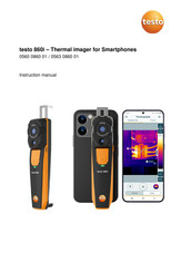 TESTO 0563 0860 01 Instruction Manual