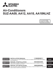 Mitsubishi Electric SUZ-AA15NLHZ Installation Manual