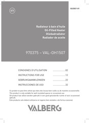 VALBERG VAL-OH1507 Instructions For Use Manual