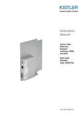 Kistler 1200A163 Instruction Manual