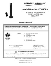 SeasonsComfort FTW40RB Owner's Manual