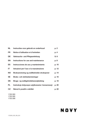 Novy 1700 093 Instructions For Use And Maintenance Manual