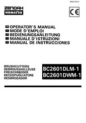 Zenoah BC2601DWM-1 Operator's Manual