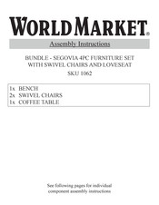World Market 582743 Assembly Instructions Manual