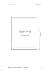 Geniatech Kloud Note User Manual