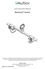 Falltech BeamLock 7540A14 User Instruction Manual